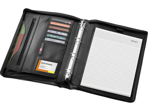 Папка А4 Ebony, черный - рис 2.