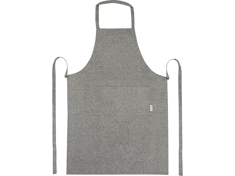 Pheebs 200 g/m2 recycled cotton apron, черный - рис 2.