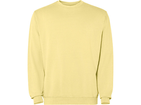 Свитшот Jaya унисекс, солнечно-желтый выстиранный WASHED
