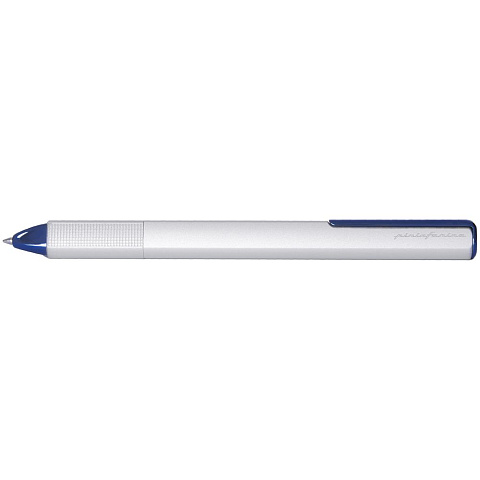 Ручка шариковая PF One, серебристая с синим - рис 3.