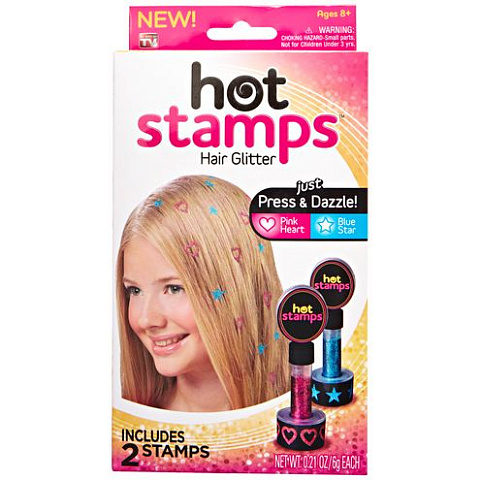 Блестки для волос Hot stamps ( 4 штуки) - рис 4.