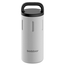 Вакуумный термос с керамическим покрытием бытовой, тм bobber, 590 мл. Артикул Bottle-590 Sand Grey (серый)