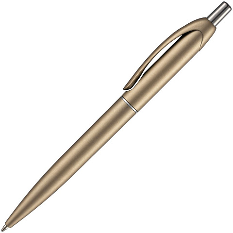 Ручка шариковая Bright Spark, золотистая - рис 3.
