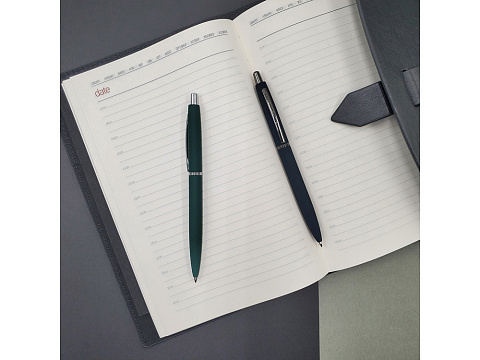 Ручка металлическая шариковая San Remo, софт-тач, 1.0 мм, зеленый - рис 4.