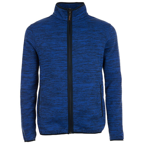 Куртка флисовая Turbo, синяя с темно-синим - рис 2.