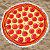 Круглое пляжное полотенце Пицца - миниатюра