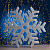 Светодиодная фигура Снежинка (40x40) - миниатюра - рис 2.