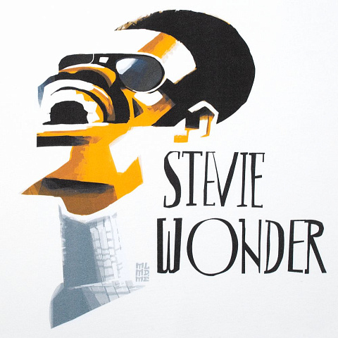 Толстовка «Меламед. Stevie Wonder», белая - рис 5.