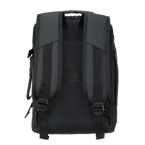 Рюкзак TORBER РИТМ, черный, полиэстер 900D с PU покрытием, 27 х 16 х 36 см, 15 л - рис 4.