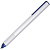 Ручка шариковая PF One, серебристая с синим - миниатюра - рис 2.