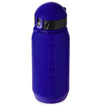 Бутылка для воды с трубочкой Little, 400 мл, синий