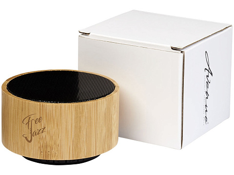 Бамбуковый Bluetoothдинамик Cosmos, черный - рис 7.