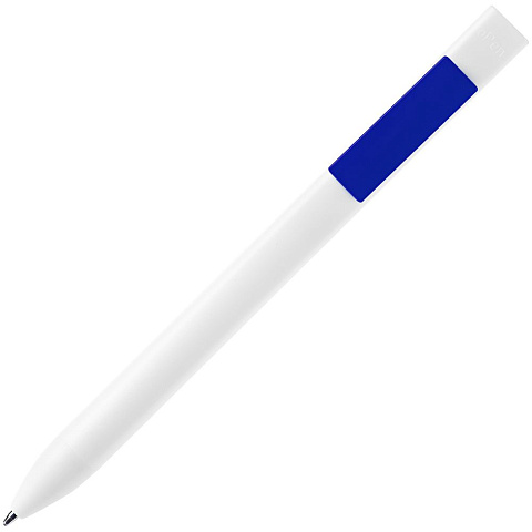 Ручка шариковая Swiper SQ, белая с синим - рис 3.