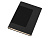 Бизнес блокнот Supreme с вставкой из софт-тача, гибкая обложка, 128 листов, черный - миниатюра