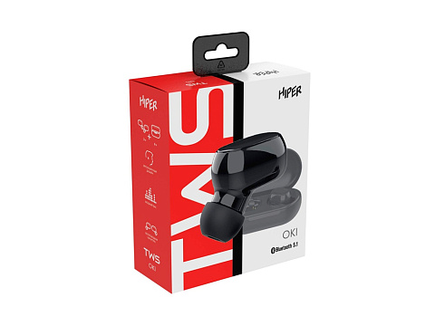 Беспроводные наушники HIPER TWS OKI Black (HTW-LX1) Bluetooth 5.0 гарнитура, Черный (Р) - рис 5.
