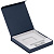 Коробка Memoria под ежедневник, аккумулятор и ручку, синяя - миниатюра