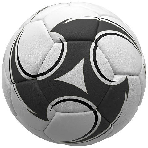 Футбольный мяч Arrow, черный - рис 2.