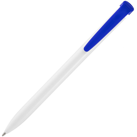Ручка шариковая Favorite, белая с синим - рис 4.