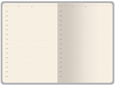 Ежедневник недатированный А5 Bosforo, синий - рис 3.