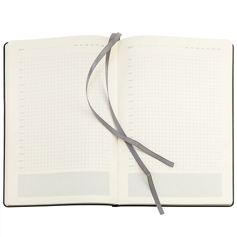 Ежедневник Lable Touch, недатированный, темно-серый - рис 5.