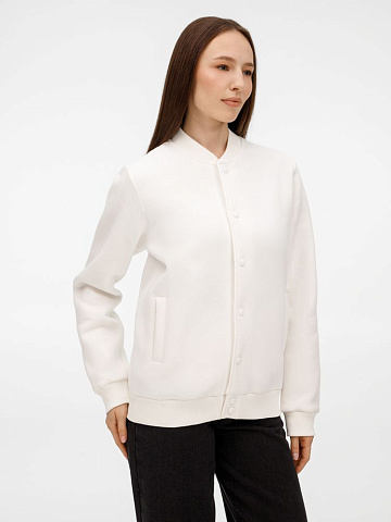 Бомбер унисекс AtmosWear, молочно-белый - рис 9.