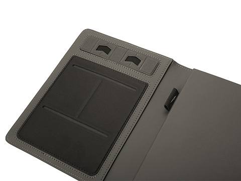 Подарочный набор металлическая ручка и блокнот А5 Twilight  со светящимся логотипом и пауэрбэнком - рис 11.