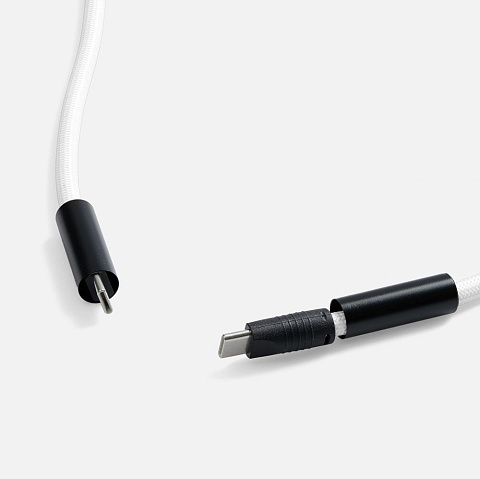 Кабель-ланьярд energyFlex Power Delivery 60 Вт, белый - рис 4.