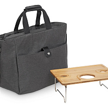 Набор для пикника Fabar сумка-холодильник и бамбуковый столик на ножках