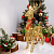 Новогоднее украшение Олень с гирляндой (40см) - миниатюра