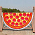 Круглое пляжное полотенце Пицца - миниатюра - рис 3.