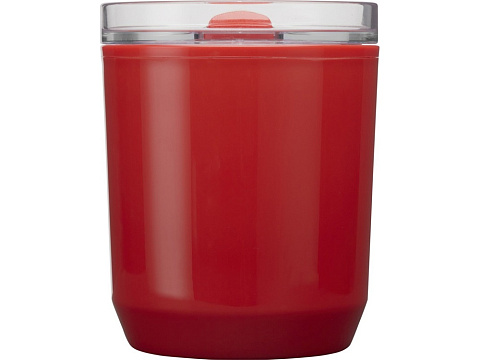 Hudson кружка из переработанного пластика с двойными стенками объемом 180 мл, красный - рис 3.