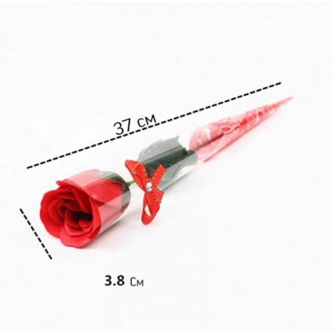 Мыльная роза (37см) - рис 2.