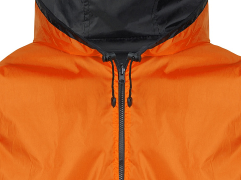 Дождевик Bi-color унисекс, оранжевый/черный - рис 7.