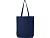 Orissa эко-сумка из органического материала GOTS, плотностью 270 г/м² - темно-синий - миниатюра - рис 3.