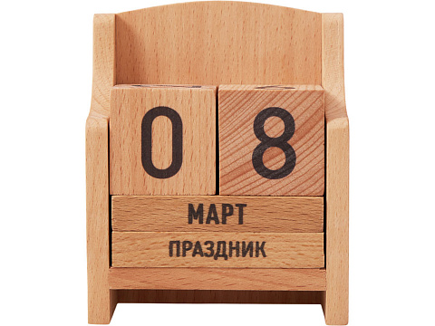 Вечный календарь из бука - рис 2.