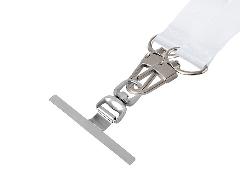 Ланъярд 2,5 см под сублимацию с 2-мя трендовыми карабинами и металлическим держателем для телефона - рис 4.