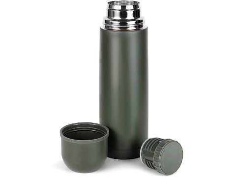 Термос Relaxika 101 (0,75 литра), хаки (без лого) - рис 6.