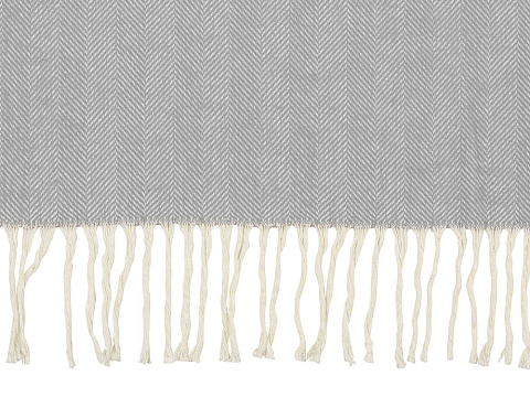 Плед Ёлочка 150х180 см. ПРЕМИУМ (серый однотонное) - рис 5.