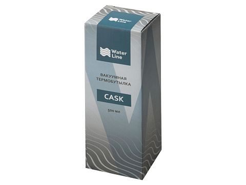 Вакуумная термобутылка "Cask" Waterline, soft touch, 500 мл, черный - рис 7.