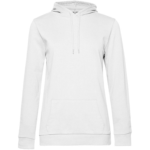 Толстовка с капюшоном женская Hoodie, белая - рис 2.