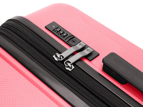 Чемодан TORBER В Отпуск, ярко-розовый, полипропилен, 65,5 х 43,5 х 26 см, 62 л - рис 6.