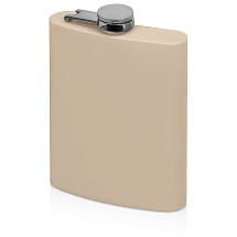 Фляжка 240 мл Remarque soft touch, 304 сталь, бежевый