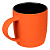 Кружка Surprise Touch Black c покрытием софт-тач, оранжевая - миниатюра - рис 3.