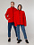 Куртка флисовая унисекс Manakin, красная - миниатюра - рис 14.