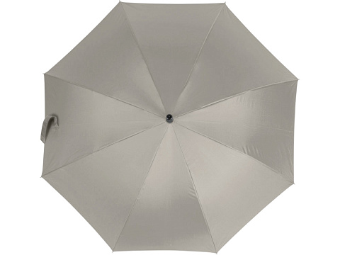 Зонт-трость Reviver с куполом из переработанного пластика, бежевый - рис 4.