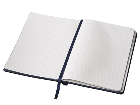 Блокнот А5 Notepeno Max, 96 листов 80 гр/м2 белой FSC бумаги, темно-синий - рис 5.