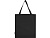 Madras эко- сумка с ластовицей из переработанного хлопка, сертифицированного согласно GRS, плотностью 140 г/м² - сплошной черный - миниатюра - рис 3.