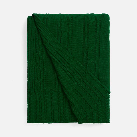 Плед Remitti, глубокий зеленый