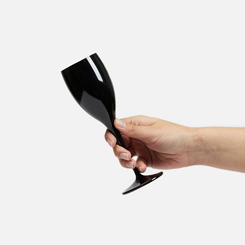 Бокал для шампанского Empresa, черный - рис 3.