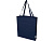 Madras эко- сумка с ластовицей из переработанного хлопка, сертифицированного согласно GRS, плотностью 140 г/м² - Темно - синий - миниатюра